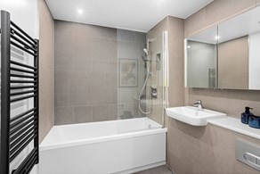 Apartments to Rent by Populo Living at Plaistow Hub, Newham, E13, bathroom