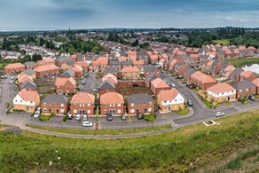 Houses and Apartments by Simple Life to Rent in Wards Keep, Wednesbury, WS10, aerial development panoramic