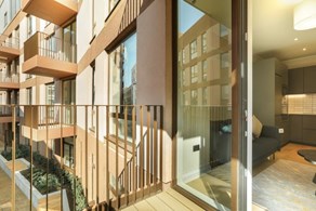 Houses and Apartments to Rent by JLL at Sugar House Island, Newham, E15, private balcony