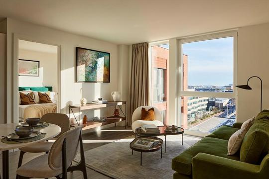 Apartments to Rent by Platform_ at Platform_Cardiff, Cardiff, CF10, living area