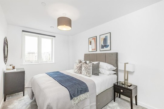 Apartments to Rent by Simple Life London in Fresh Wharf, Barking, IG11, The Dunlin bedroom