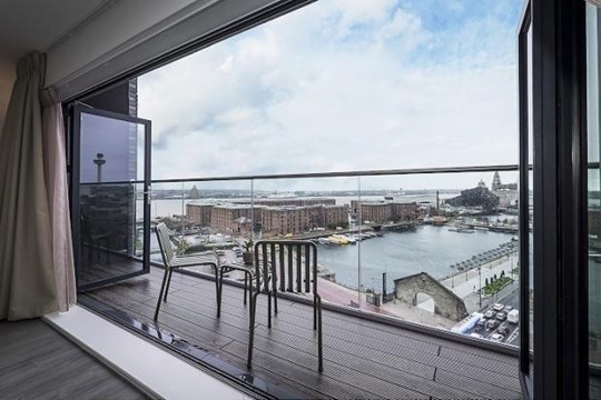 Apartments to Rent by Savills at The Cargo, Liverpool, L1, private balcony