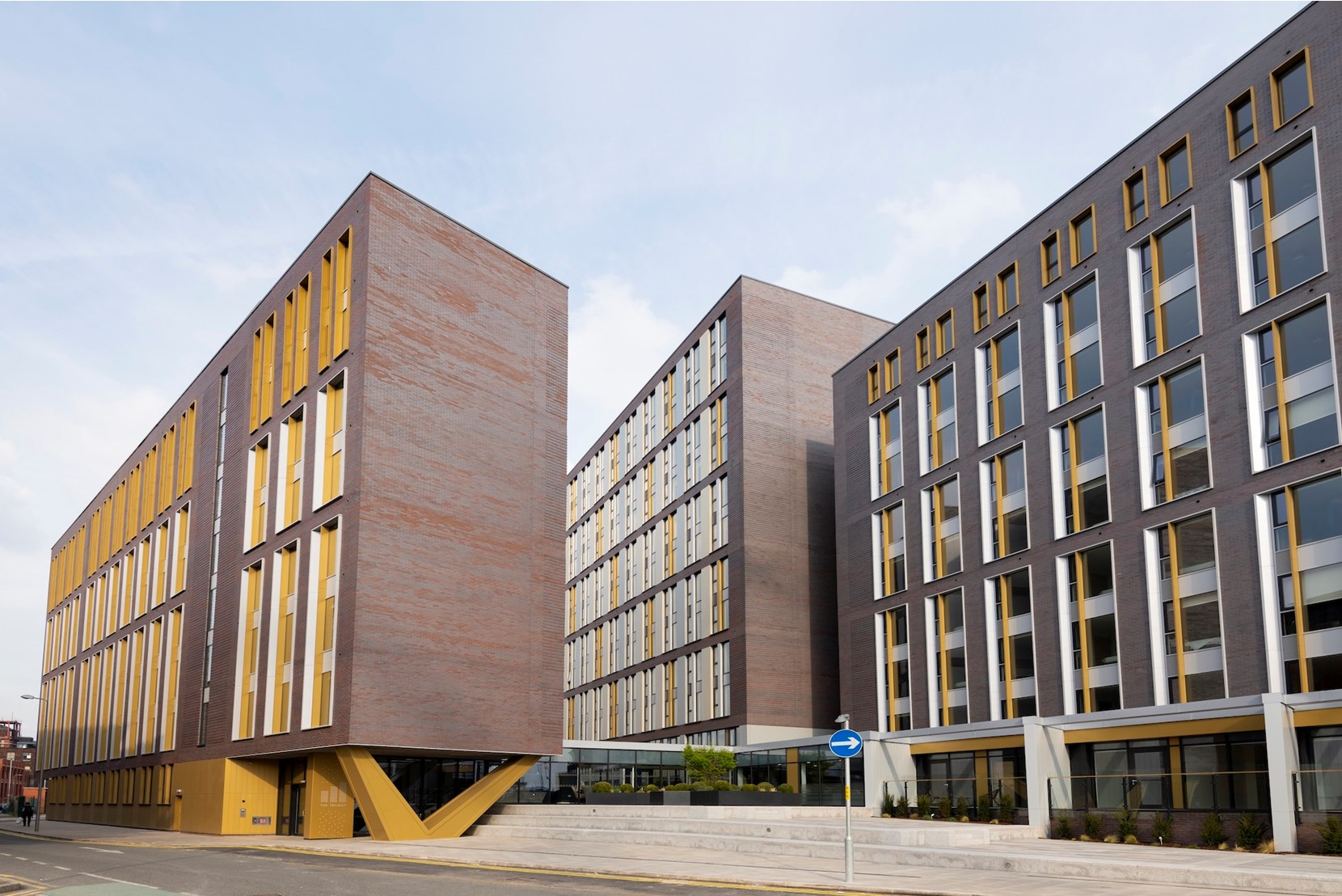 Apartments to Rent by Allsop at The Trilogy, Manchester, M15, development panoramic