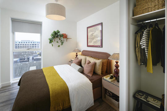 Apartments to Rent by Berkeley Living in Foundry Yard, Wood Green, Haringey, N8, bedroom