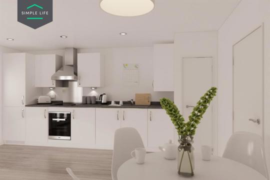 Apartments by Simple Life to Rent, The Sherwood, 1 bedroom apartment, kitchen dining area
