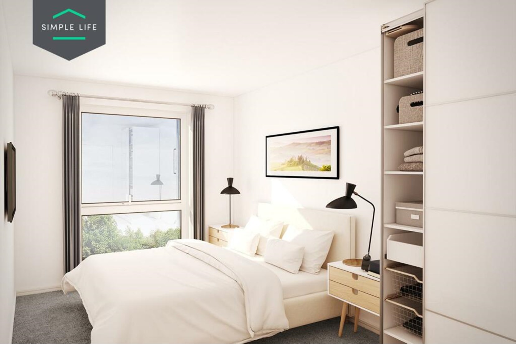 Apartments by Simple Life to Rent, The Newton, 3 bedroom apartment, bedroom