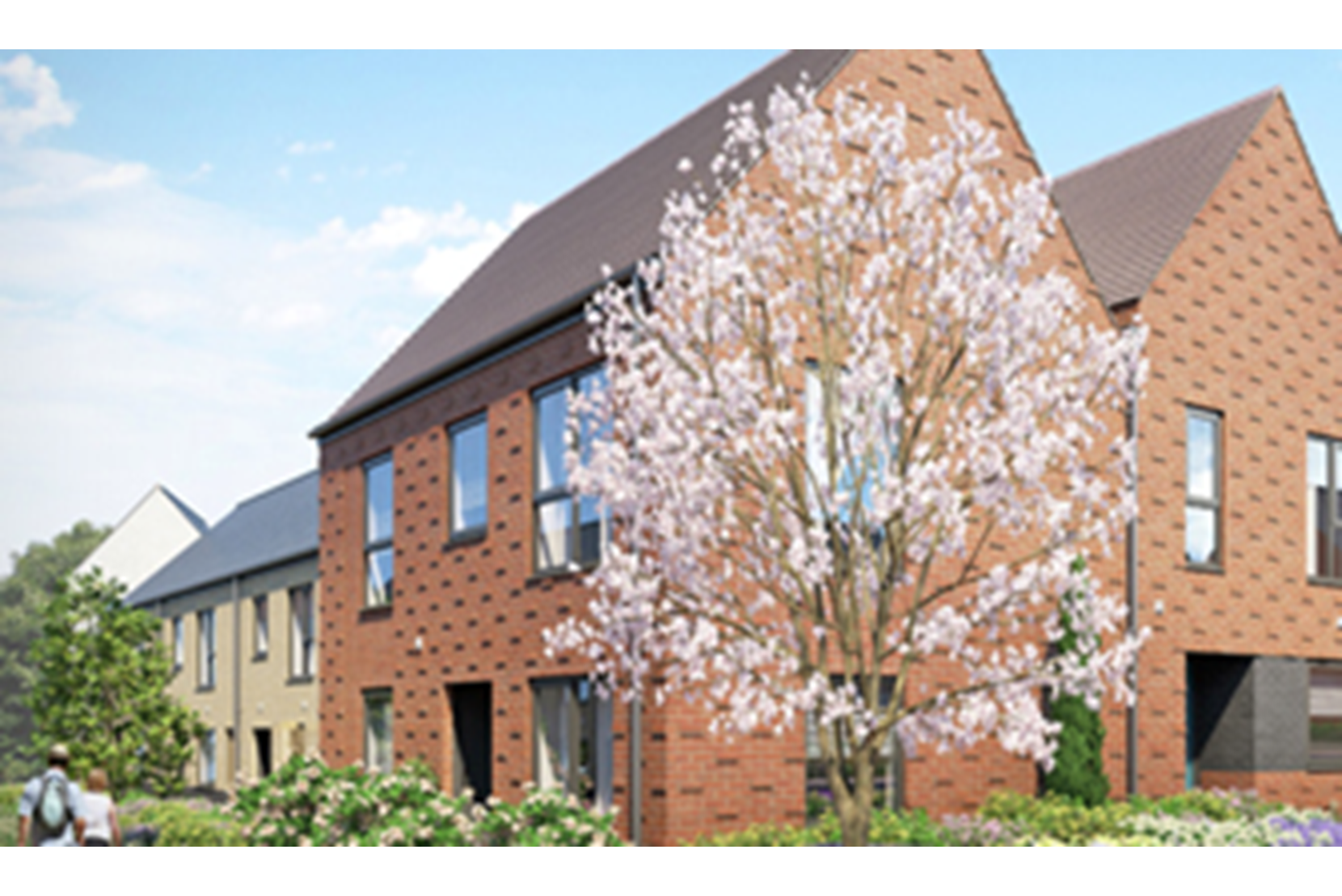 Houses to Rent by Simple Life at Base at Newhall, Harlow, CM17, development panoramic