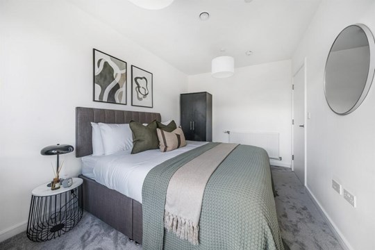 Apartments to Rent by Simple Life London in Fresh Wharf, Barking, IG11, The Moorhen bedroom