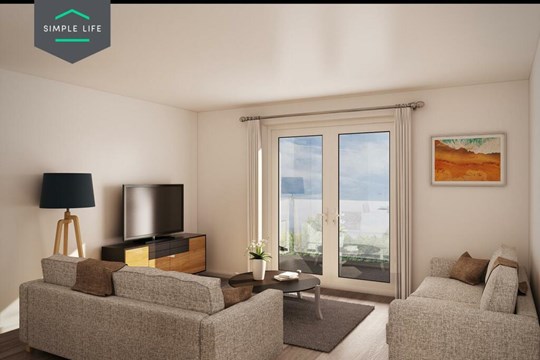 Apartments by Simple Life to Rent, The Newton, 3 bedroom apartment, living area