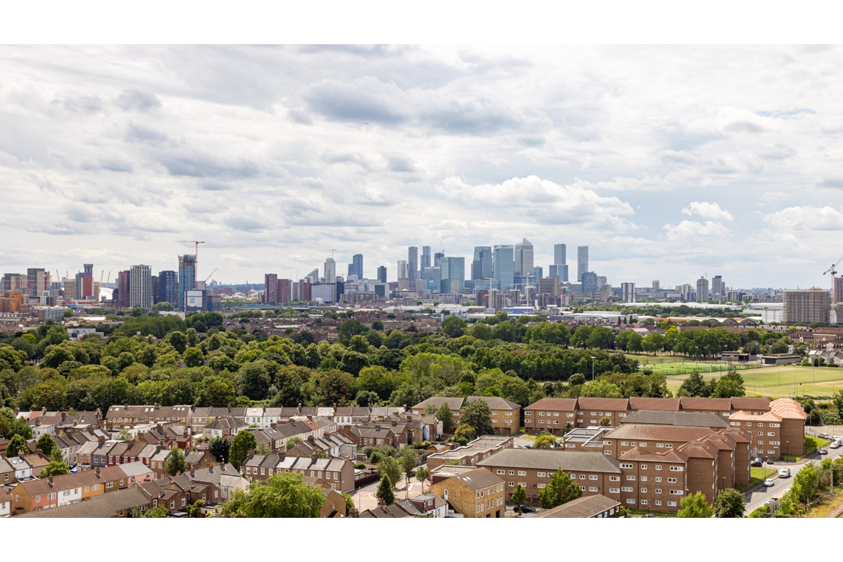 Apartments to Rent by Populo Living at Plaistow Hub, Newham, E13, 13th floor panoramic view