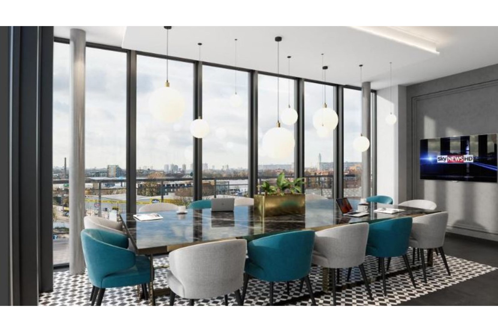 Apartments to Rent by Savills at The Highline, Tower Hamlets, E14, private dining