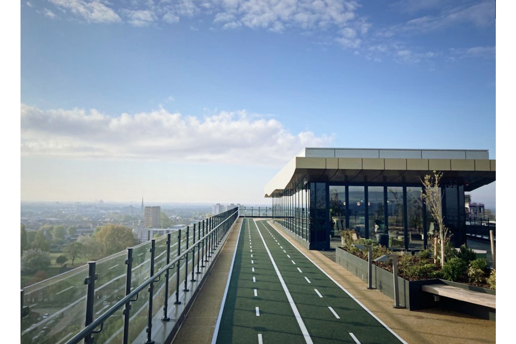 Apartments to Rent by Allsop at Vox, Manchester, M15, roof terrace running track