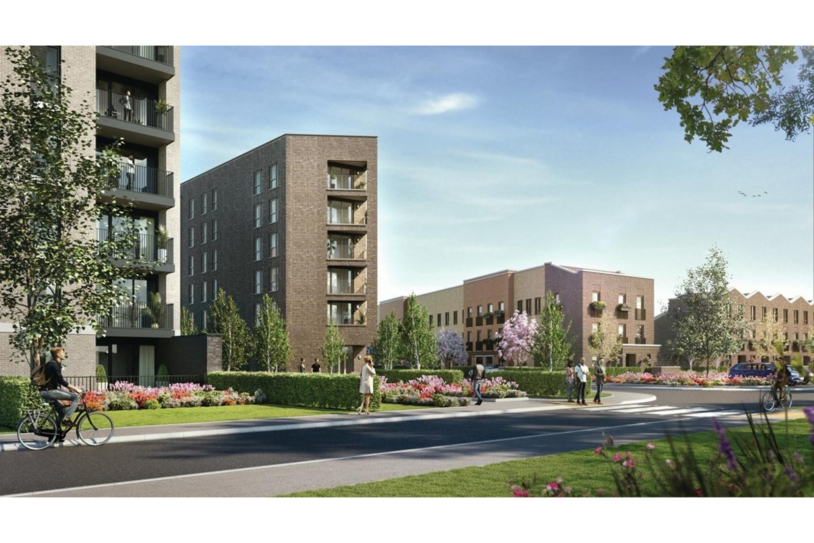 Apartments to Rent by Simple Life London in Beam Park, Havering, RM13, building panoramic