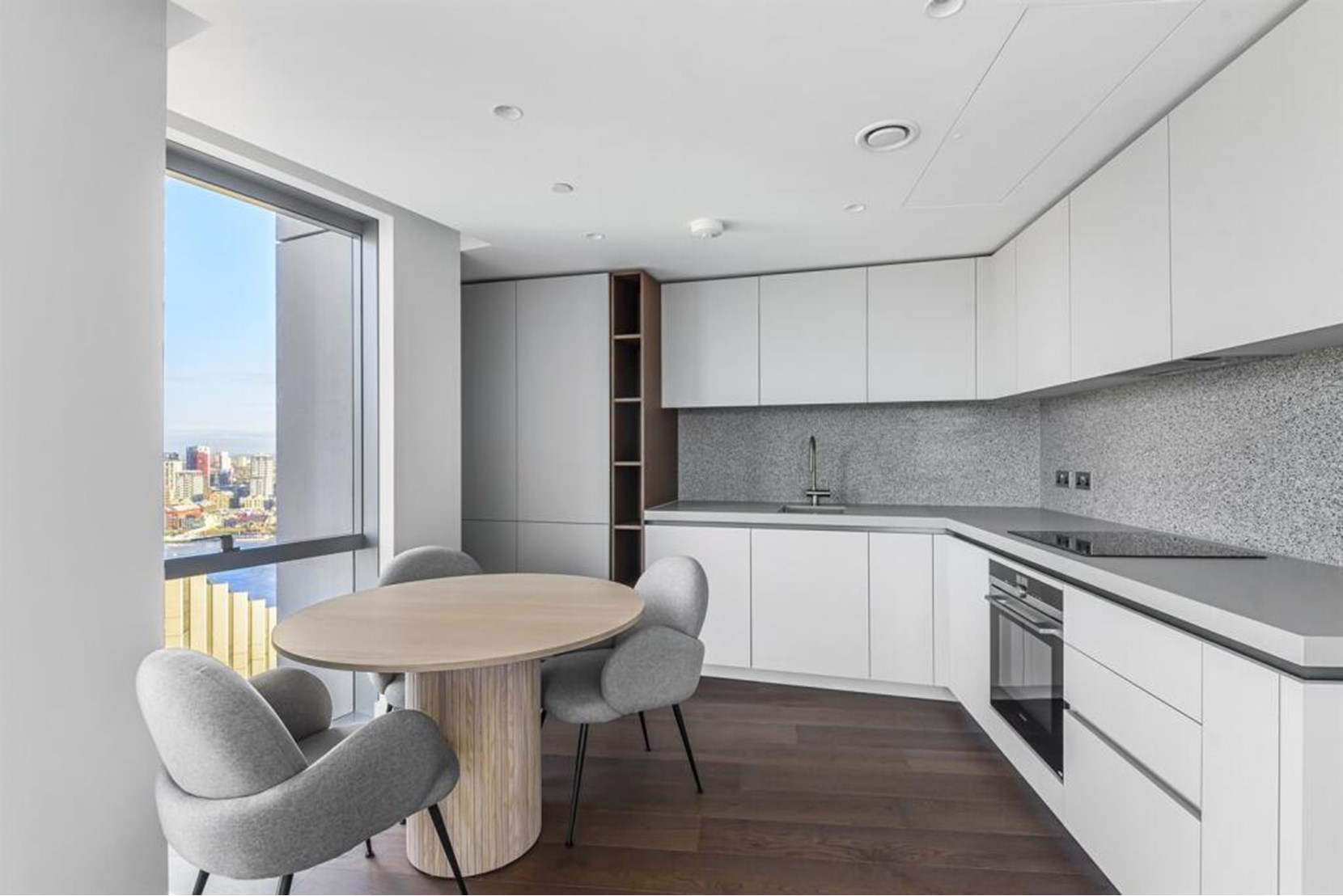 Apartments to Rent by Greenwich Peninsula at Upper Riverside, Greenwich, SE10, kitchen dining area