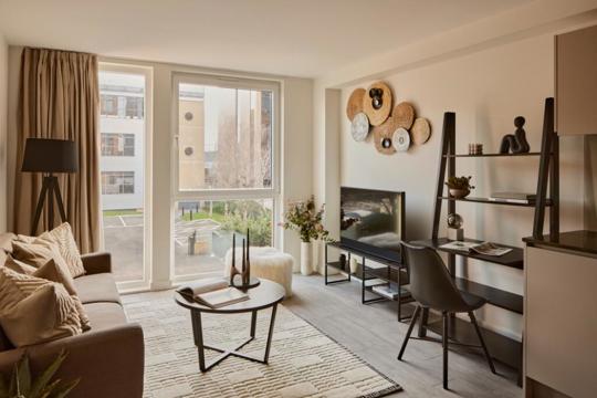 Apartments to Rent by Platform_ at Platform_Cardiff, Cardiff, CF10, living area