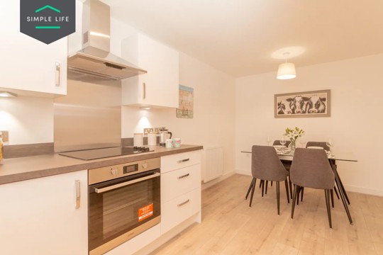 Houses to Rent by Simple Life, The Eveleigh, 3 bedroom house, kitchen dining area