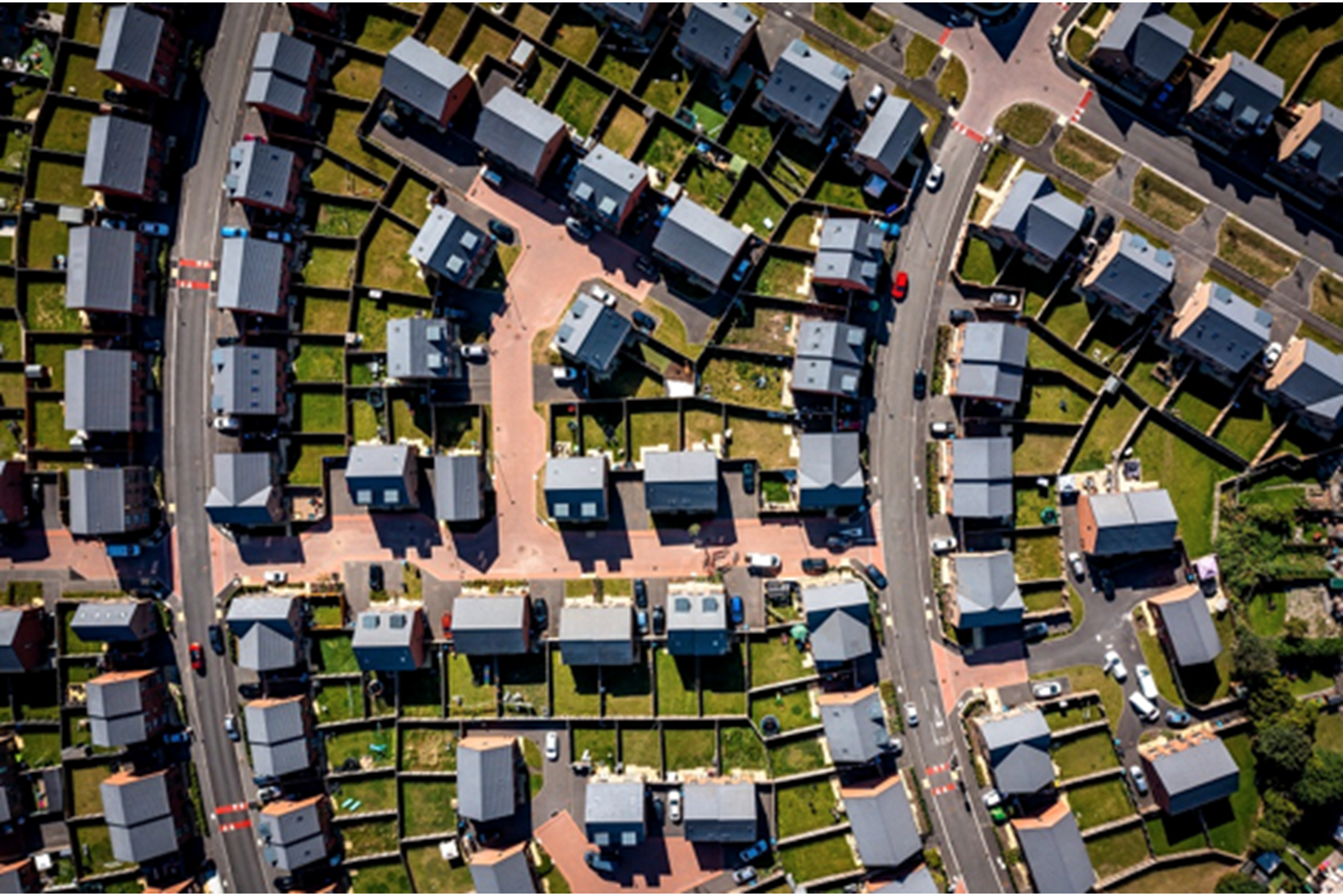Houses to Rent by Simple Life in Princes's Gardens, Sheffield, S2, aerial development panoramic