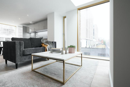 Apartments to Rent by Northern Group at The Quarters, Manchester, M1, living area