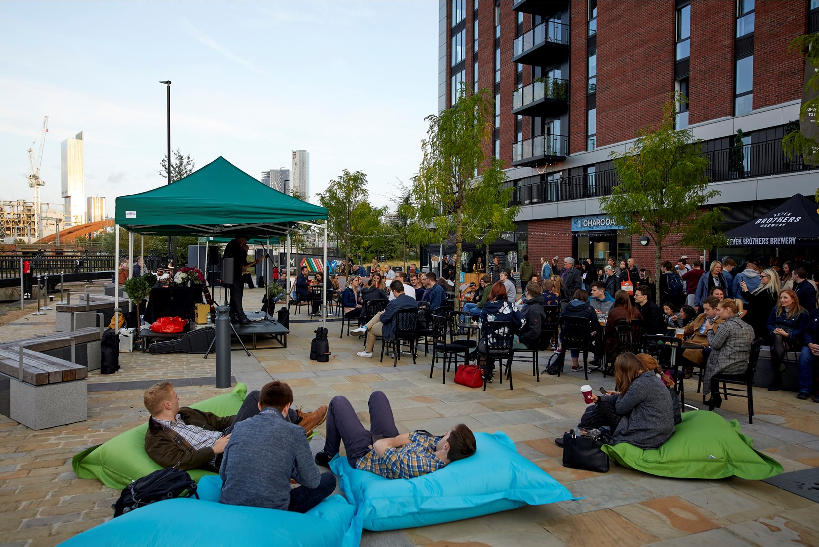 Apartments to Rent by Get Living at New Maker Yards, Salford, M5, residents event
