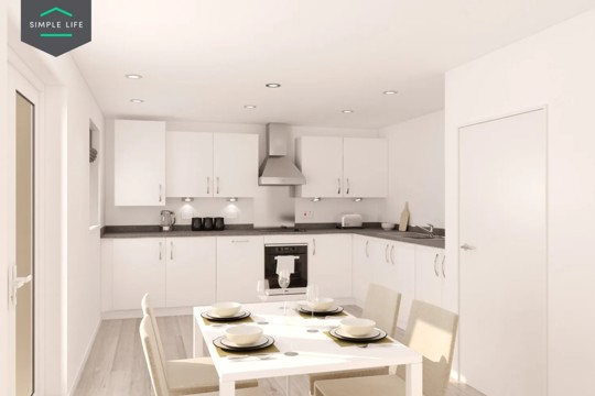 Houses by Simple Life to Rent, The Wilton, 3 bedroom house, kitchen dining area