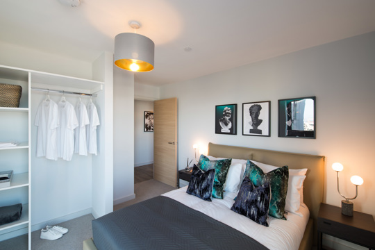 Apartments to Rent by JLL at Duet, Salford, M50, bedroom