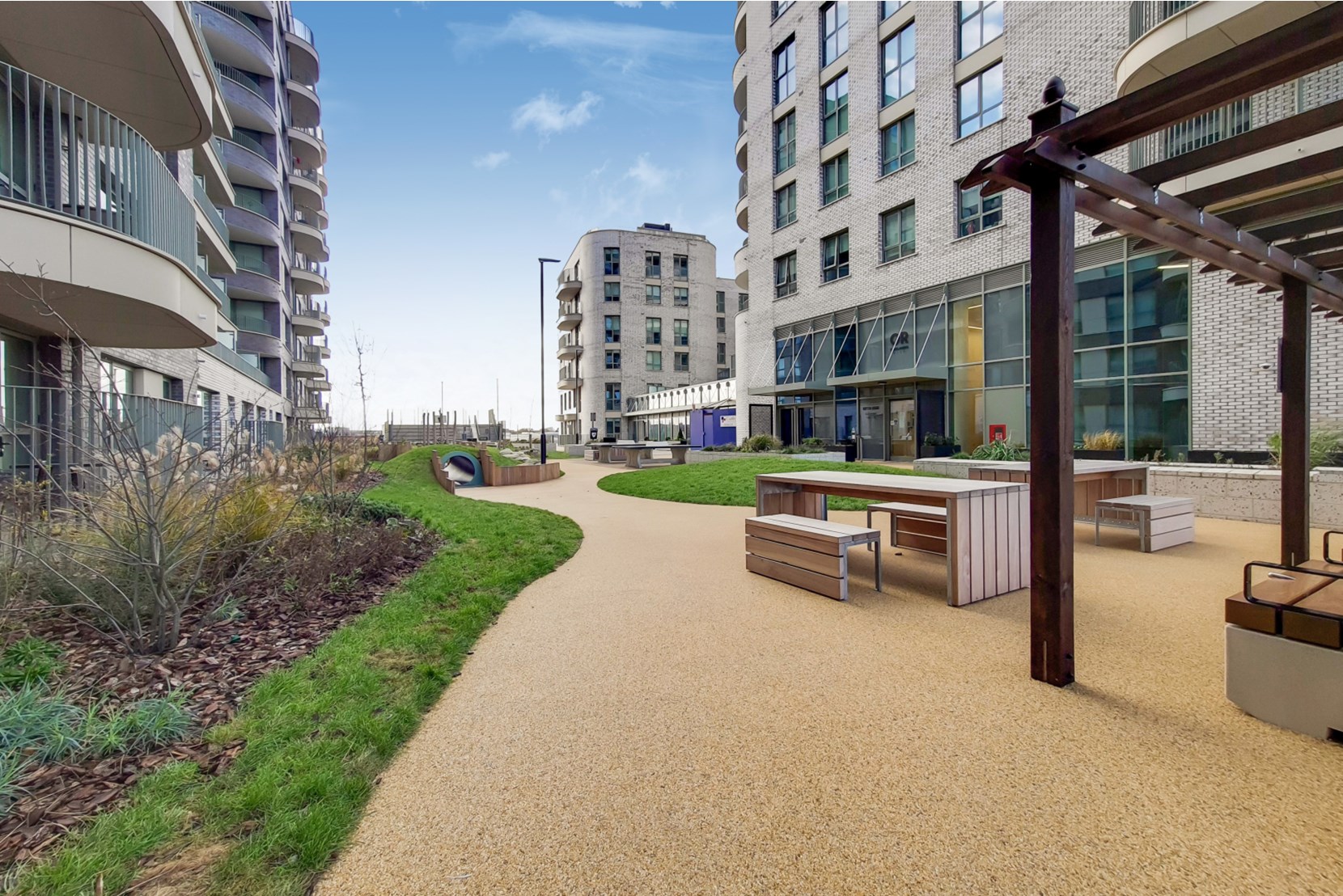 Apartments to Rent by Folio at Oaklands Rise, Brent, NW10, communal gardens