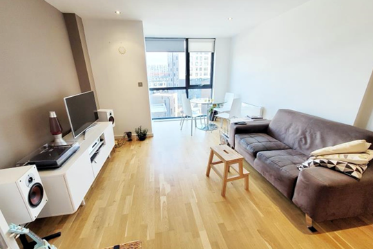 Apartments to Rent by Northern Group at Flint Glass Wharf, Manchester, M4, living area