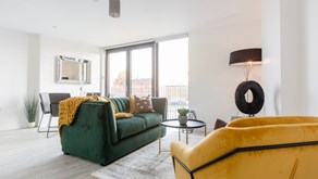 Apartments to Rent by Allsop at Vox, Manchester, M15, living area