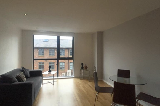 Apartments to Rent by Northern Group at Flint Glass Wharf, Manchester, M4, living dining area