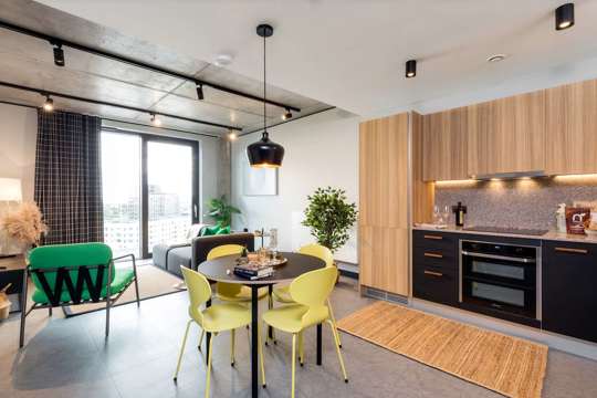 Apartments to Rent by Allsop at Beton, Wembley, Greater London, HA9, kitchen dining area