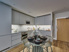 Apartments to Rent by Allsop at The Lark, London, SW11, kitchen dining area