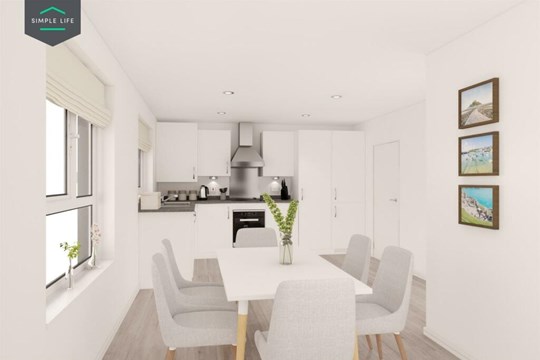 Houses by Simple Life to Rent, The Yew, 4 bedroom house, kitchen dining area