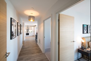 Apartments to Rent by JLL at Duet, Salford, M50, hallway