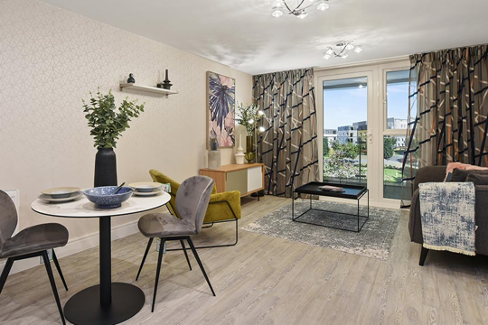 Apartments to Rent by Touchstone Resi in Howard Court, High Wycombe, HP11, living dining area