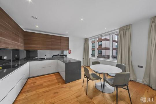 Houses and Apartments to Rent by JLL at Sugar House Island, Newham, E15, kitchen dining area