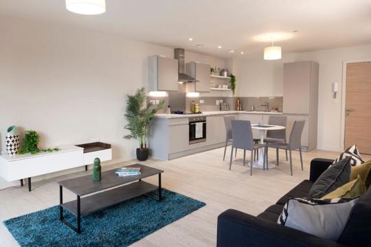Development-Allsop-The-Trilogy-Manchester-Interior-Kitchen-Living-Dining-Area