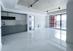 Apartments to Rent by Northern Group at One Silk Street, Manchester, M4, living kitchen area