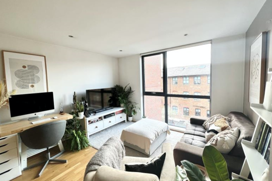 Apartments to Rent by Northern Group at Flint Glass Wharf, Manchester, M4, living area
