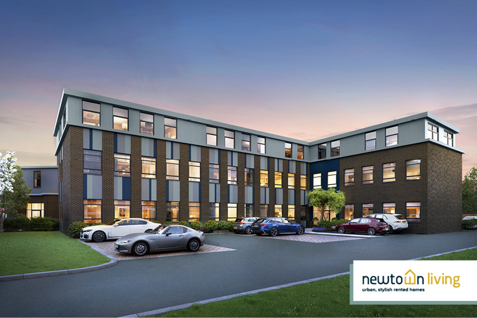 Apartments to Rent by Newton Living at Rocket Studios, Leicester, LE4, development panoramic