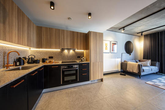 Apartments to Rent by Allsop at Beton, Wembley, Greater London, HA9, kitchen living area