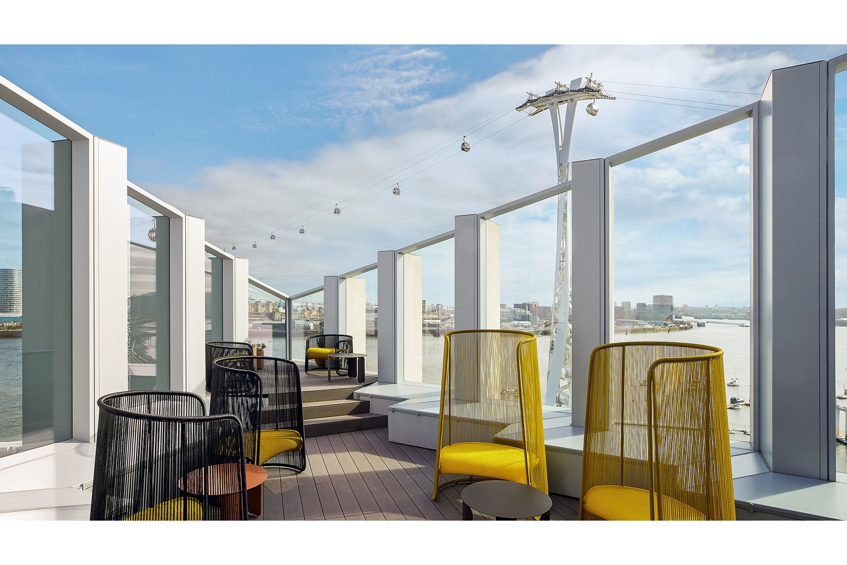 Apartments to Rent by Greenwich Peninsula at Upper Riverside, Greenwich, SE10, roof terrace