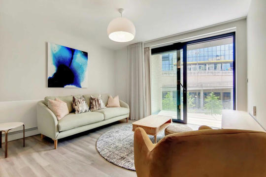Apartments to Rent by Allsop at Alameda, Wembley, Greater London, HA9, living area