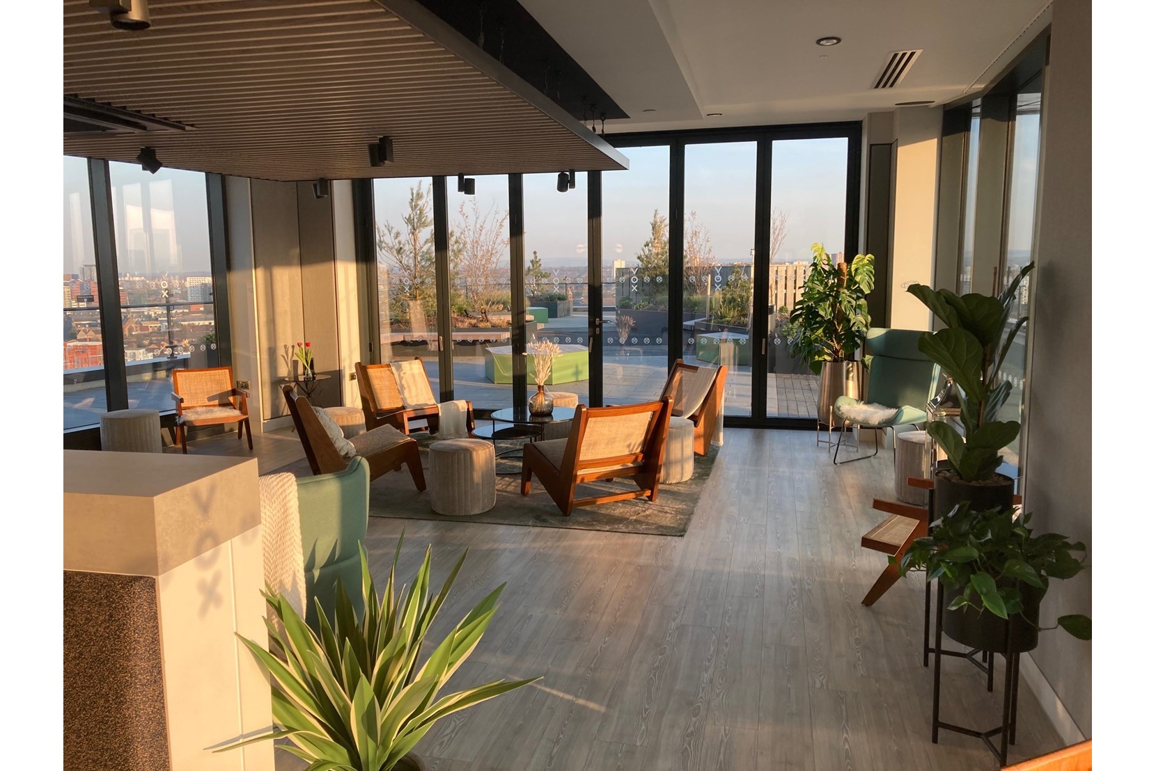 Apartments to Rent by Allsop at Vox, Manchester, M15, roof terrace communal lounge