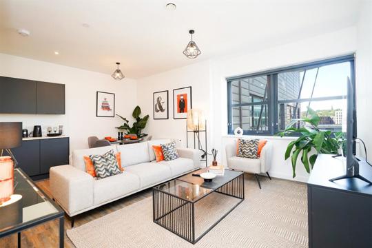 Apartments to Rent by Centrick at Iron Yard, Sheffield, S1, living kitchen dining area