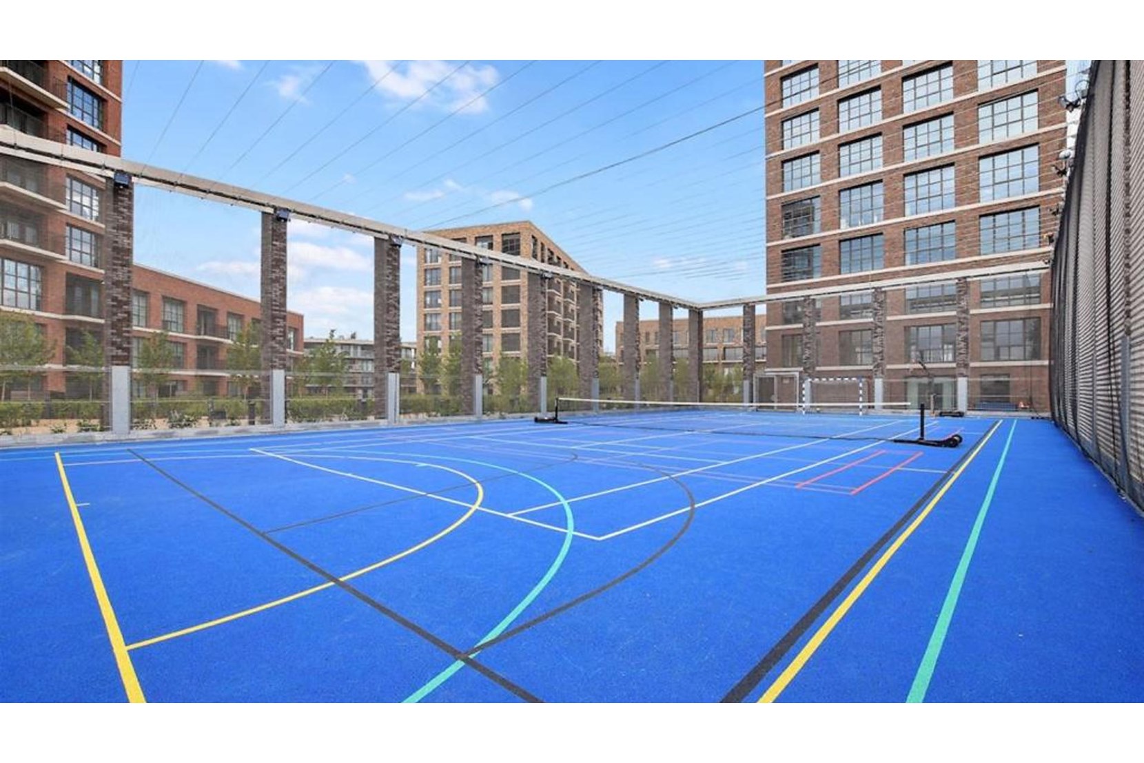 Apartments to Rent by Folio at Porter's Edge, Southwark, SE16, communal sports area