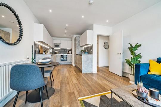 Apartments to Rent by Simple Life London in Elements, Enfield, Quail Court, EN3, The Pine living kitchen dining area
