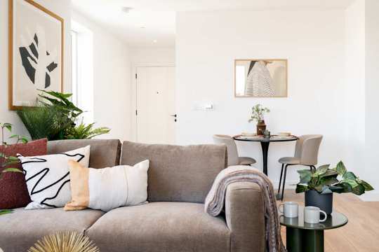 Apartments to Rent by Berkeley Living in The Watermint, Silkstream, Hendon, NW9, living dining area