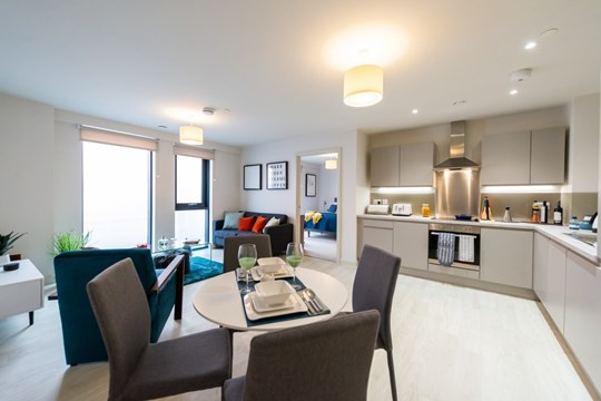 Apartment-Allsop-The-Trilogy-Manchester-interior-kitchen-dining-living-area