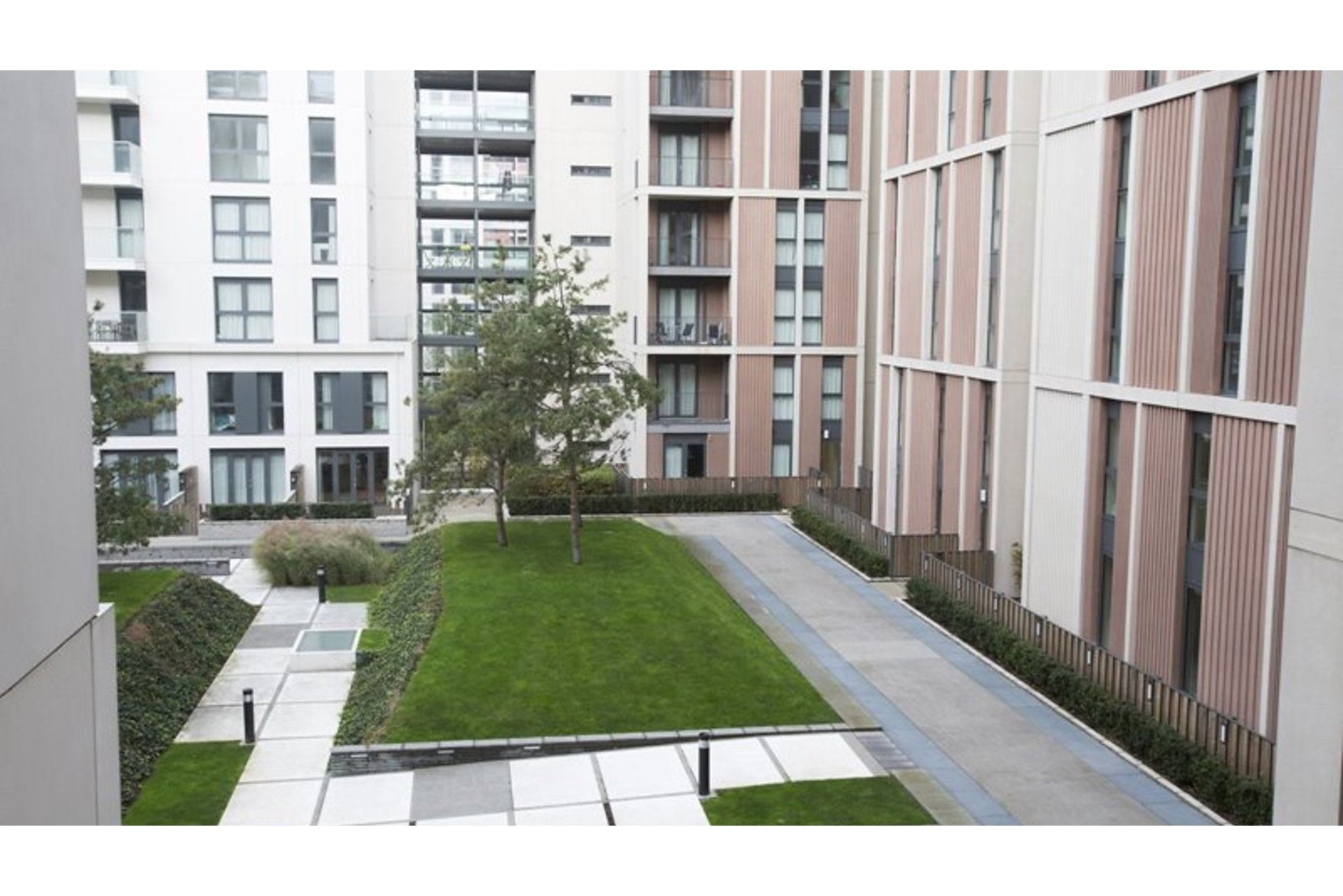 Apartments to Rent by Get Living at East Village, Newham, E20, communal gardens