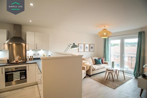 Apartments by Simple Life to Rent, The Rowan, 2 bedroom apartment, kitchen living area